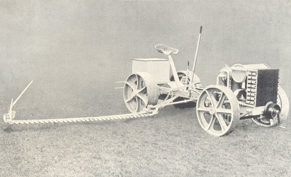 AGRICULTURAL MOTORS. General Tractor (Cyclone Cot, London) 1912 old print